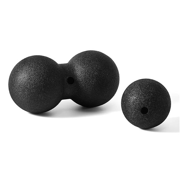 Set of Peanut Massage Ball, Duo Massage Ball Double Lacrosse Ball Roller Body Muscle Massager, Relieve Pain, Deep Massage for Relaxing Neck and Back Muscles