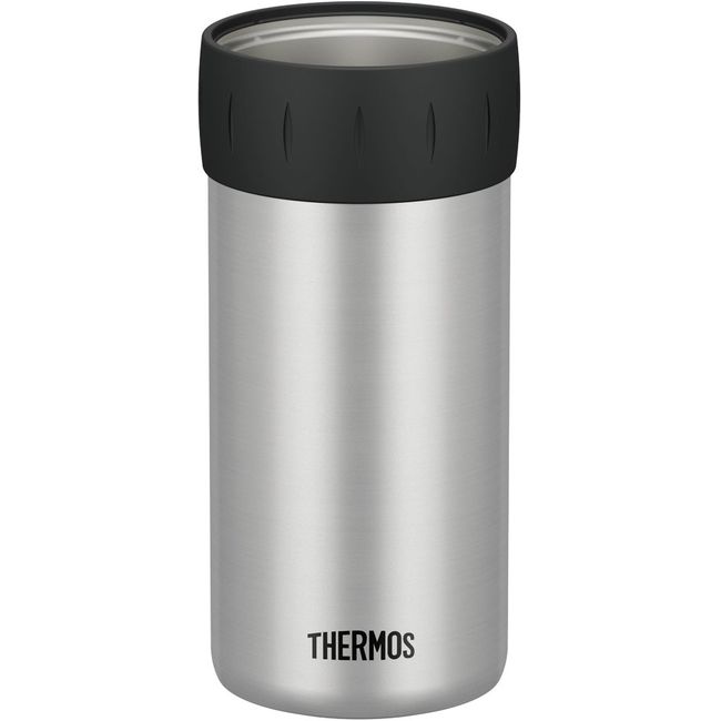 Thermos JCB-500 SL Can Insulator for 16.9 fl oz (500 ml) Cans, Silver