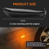 APAKA LED Dynamic Side Indicator for 1 Series E81 E82 E87 E88 3 Series E46 E90 E91 E92 E93 5 Series E60 E61 X3 E83 X1 E84, Side Repeater Marker, Turn Signal Light, Sequential Blinker with Canbus