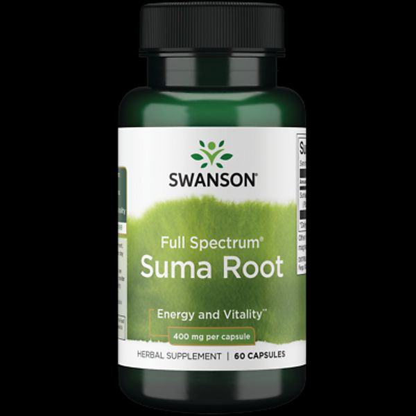 Swanson Full Spectrum Suma Root 400 mg 60 Capsules
