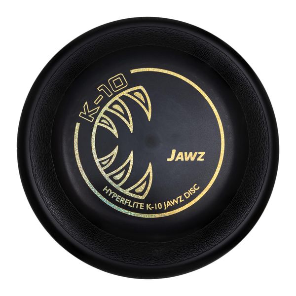 Hyperflite Jawz Dog Flying Disc - World's Toughest Training Dog Toy. Best Competition Flying Disc Toy for Pets, Puncture Resistant - 8.75 Inch - Black