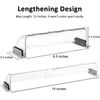 4 Pack Transparent Adjustable Air Deflector for Vents, Sidewalls and Ceiling Reg