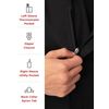 Chef Works Men's Springfield Chef Coat, Black, X-Large