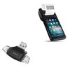 BoxWave Smart Gadget Compatible with Multzo POS PDA Receipt Printer (001) (5 in) - AllReader SD Card Reader, microSD Card Reader SD Compact USB - Jet Black