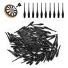 flintronic Plastic Dart Tips, 100 PCS Dart Tip Replacement Tips, 2BA Standard Thread, Soft Dart Tips, Premium Replacement Dart Accessory, Black