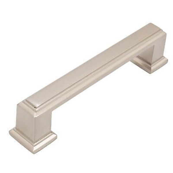 Metropolis Cabinet Pull, 96 Millimeters, Satin Nickel by Stone Harbor Hardware