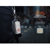 Fenix E03R v2.0 500 Lumen Rechargeable Keychain Flashlight with Red LED (Blue)