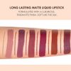 12 Pcs Liquid Lipstick Lipliner Set Matte Long Lasting Non-Fading Stay On 24 Hours Waterproof Nude Lipstick Makeup Set Gift For Women Red Lifter Lip Gloss (Set A)