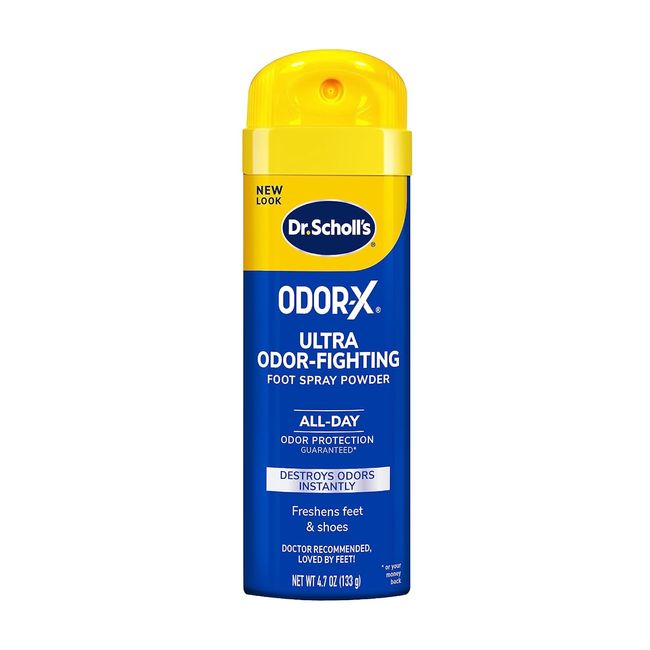 Dr. Scholl'S ODOR-X ULTRA ODOR-FIGHTING SPRAY POWDER, 4.7 Oz // Destroys Odors I