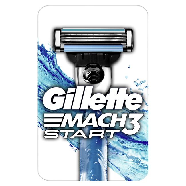 Gillette Mach3 Start Razor Men with Improved Moisture Strips, Pack of 1