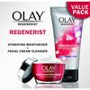 Face Wash by Olay Regenerist Advanced Anti-Aging Pore Scrub Cleanser (5.0 Oz) and Micro-Sculpting Face Moisturizer Cream (1.7 Oz) Skin Care Duo Pack, Total 6.7 Ounces Packaging may Vary