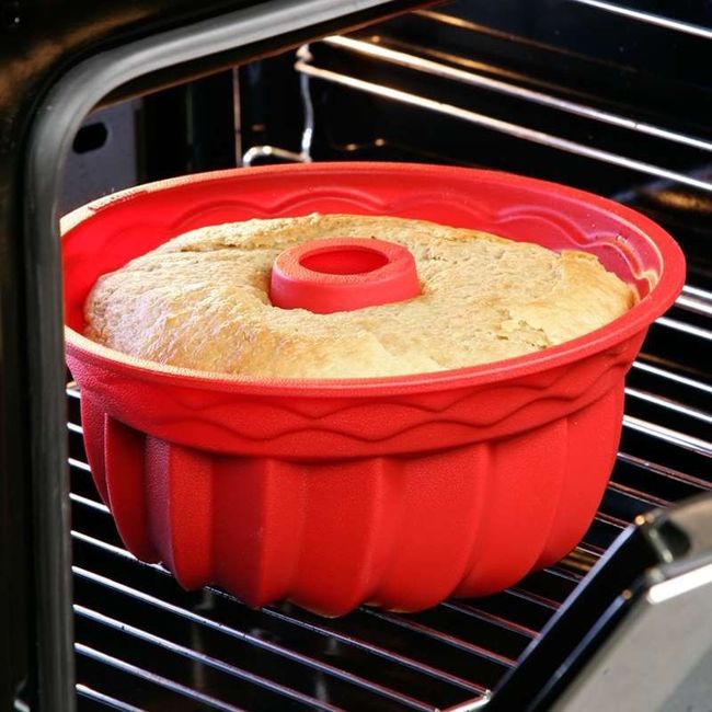 Silicone Round Cake Pan 3D Cake Baking Mold Bread Tray Birthday Cake  Dessert Pan