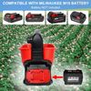 Grass Seed Spreader for Milwaukee M18 18V Battery Handheld Fertilizer Spreader