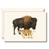 Earth Sky + Water - Bison Notecard Set - 8 Blank Cards with Envelopes