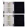Replacement HEPA & Carbon Air Purifier Filter Set for Idylis Models 2-Pack