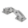 Adjustable Hidden Scissor Hinge Hardware Kit Aluminum Bracket 90 Degrees Hinges