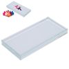 Glass Rectangle Nail Art Palettes, Manicures Color Mixing Makeup Blending DIY Tools