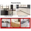 BOZONLI Silver Stainless Steel Cupboard Handle, Kitchen Door Handles Cabinet Drawer Knobs and Pulls, 224mm, 2 Pack