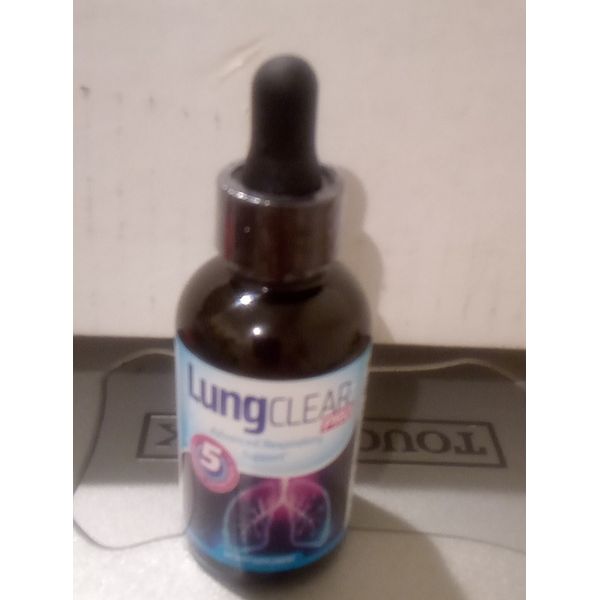 Lung Clear Pro Drops: Advanced Respiratory Support. 30 Servings Per Bottle. New 
