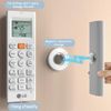SSKHE 3PCS Magnetic Remote Control Holder for Remote,Wall Mounted Storage,Organize Multiple Remote for Space Saving