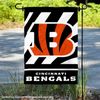Cincinnati Bengals White Stripes Official Garden Yard Banner Flag