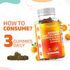 Vitamatic Extra Strength Glucosamine Chondroitin Gummies with MSM, Turmeric, & Boswellia - Joint Support - 60 Pectin Based Gummies