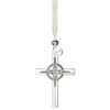 Waterford Silver Cross Tree Ornament.
