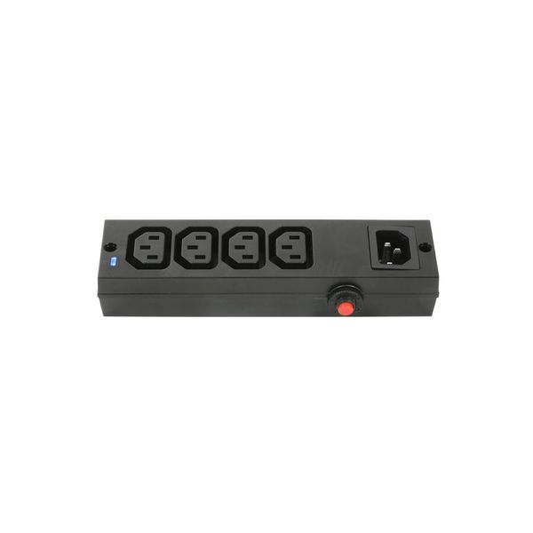 Mercury IEC Power Distribution Blocks | 4 Gang, BLACK