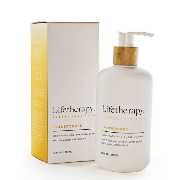 Lifetherapy Body Wash and Bubbling Bath | Sulfate Free Body Wash, Bubble Bath and Liquid Hand Soap (Transformed)