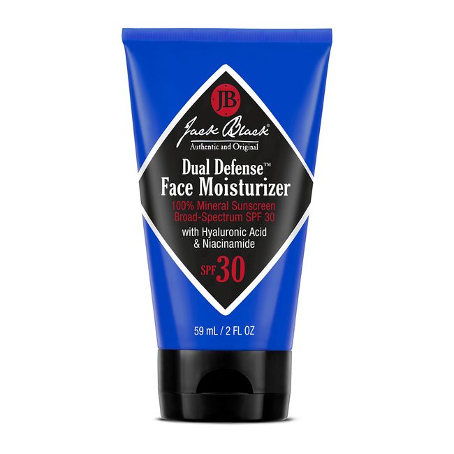 Jack Black Dual Defense™ Face Moisturizer- 100% Mineral Sunscreen Broad-Spectrum SPF 30