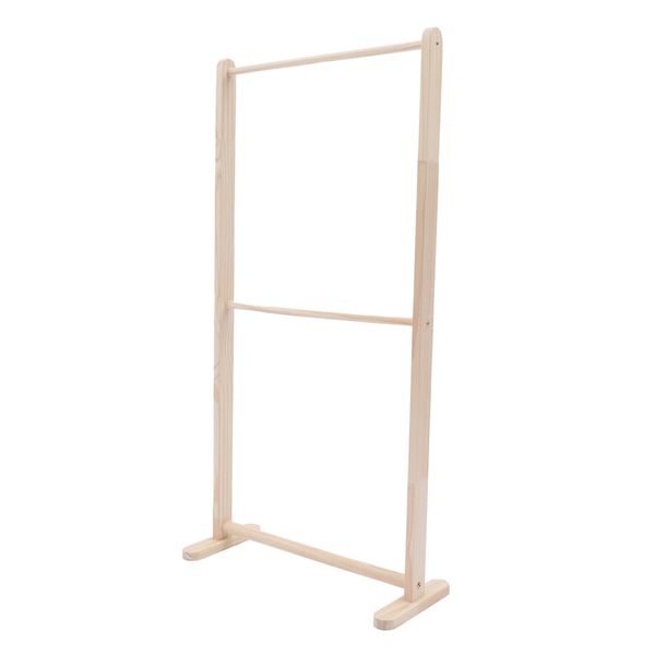 Modern Pet Clothes Garment Rack Wood Pet Clothing Display Stand Closet Organizer