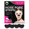 Nose Strips, 90 Pcs Nose Blackhead Remover Strips, Pore Strips for Blackheads, Blackhead Removal Deep Cleansing Nose Pore Strips for Women