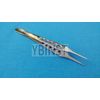 3 PCS ADSON DRESSING +BROWN+TISSUE PLASTIC SURGERY FORCEPS 6" GOLD HANDLE