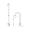 TOTO TSY670BMNS Low Tank Handwash Hardware