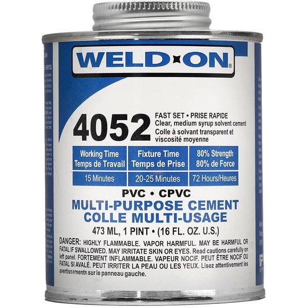 Weld-On 4052 Solvent Cement - Pint