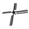 Sarini 2 Sets Garden Windmill Replacement Bracket/Solar Windmill Replacement/Rotating Windmill Bracket/Plastic Lighthouse Lantern Wind Rotator For Lawn Terrace Decoration