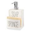 Bistro Collection Kitchen Sink Soap Pump and Sponge Holder