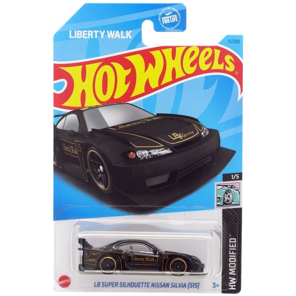 Hot Wheels - LB Super Silhouette Nissan Silvia (S15) - HW Modified 1/5 - Black - 2023 - Mint/NrMint Ships Bubble Wrapped in a Sized Box