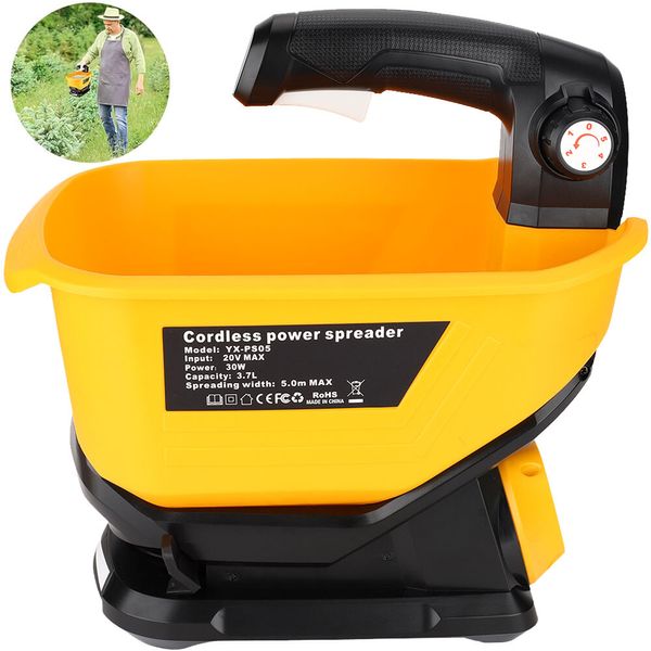 Power Spreader for Dewalt Battery Seed Spreader for Year-Round, Covers 5,000 ft