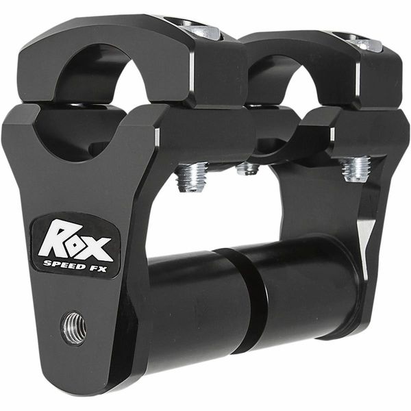 Rox Speed FX 1RP2PPS10K 2in. Pivoting Risers for 1-1/8in. Handlebars - Black