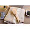 Japanese Body Brush for Bath or Dry Brushing, Exfoliation, Cellulite Treatment, Short Handle, Medium Soft