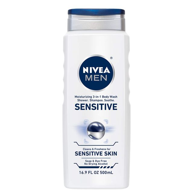 NIVEA MEN Sensitive Body Wash - For Sensitive Skin - 16.9 fl. oz.