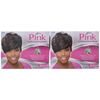 Pink Luster's Conditioning No-lye Relaxer Kit, Regular, 1 Application (Pack of 2)