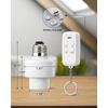 DEWENWILS Wireless Light Switch, Dimmable Remote Light Bulbs Socket Switch 100FT