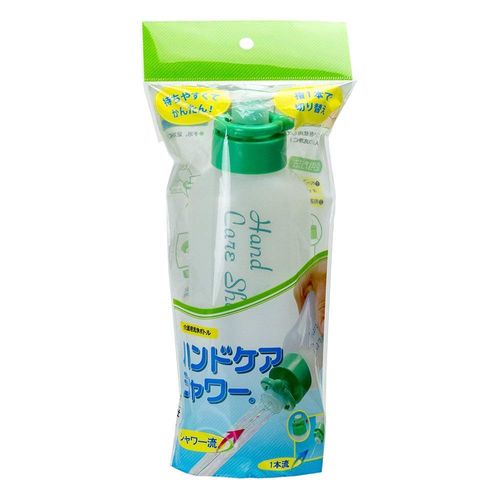 Hoken Sangyo Hand Care Shower, Green, 2.7 x 2.4 x 7.6 inches (6.8 x 6 x 19.3 cm), Easy to Hold and Switch with One Finger