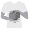 Lego Storage Brick 4 Stone, Grey, Medium