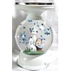 Bath & Body Works EASTER PLAYING BUNNIES Large Globe Candle Holder Lights Up