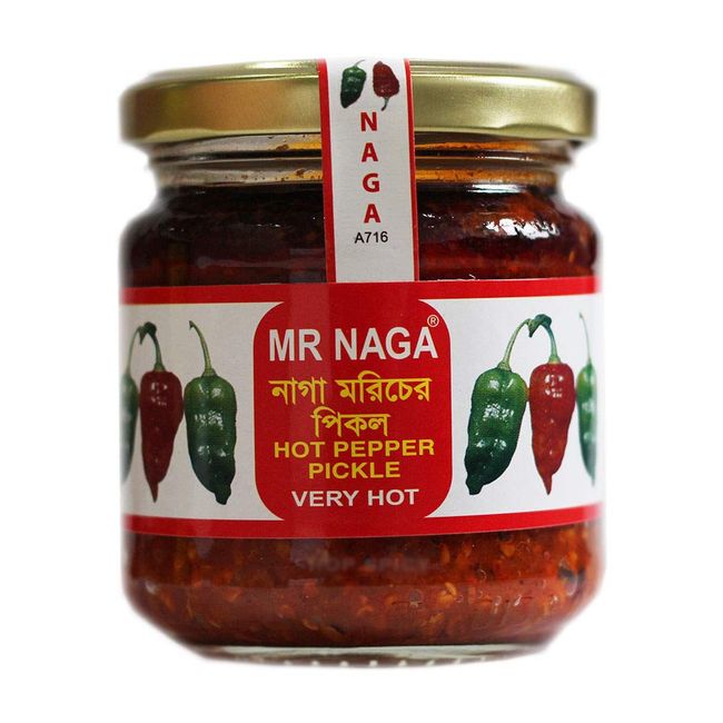 Mr Naga Hot Pepper Pickle (Very Hot) - 190g