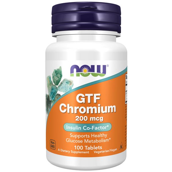 GTF Chromium 200mcg 100 Tablets