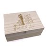 ukgiftstoreonline 60th Wedding Anniversary Personalised Wooden Memory Keepsake Box
